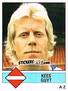 Sticker Kees Guyt - Voetbal 1986-1987 - Panini