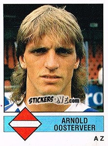 Sticker Arnold Oosterveer - Voetbal 1986-1987 - Panini