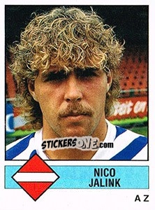 Sticker Nico Jalink - Voetbal 1986-1987 n. 28 - Panini