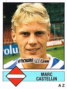 Sticker Marc Castelijn - Voetbal 1986-1987 - Panini