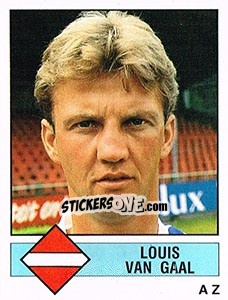 Sticker Louis van Gaal - Voetbal 1986-1987 - Panini