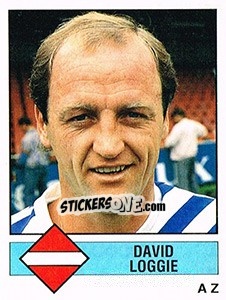 Sticker David Loggie - Voetbal 1986-1987 - Panini
