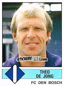 Sticker Theo de Jong - Voetbal 1986-1987 n. 40 - Panini