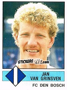 Figurina Jan van Grinsven - Voetbal 1986-1987 - Panini
