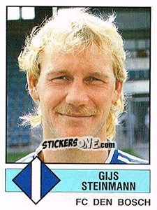 Figurina Gijs Steinmann - Voetbal 1986-1987 - Panini