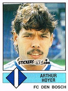 Sticker Arthur Hoyer - Voetbal 1986-1987 n. 50 - Panini