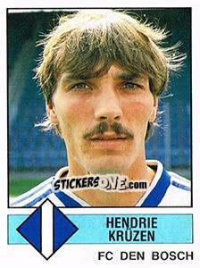 Figurina Hendrie Krüzen - Voetbal 1986-1987 - Panini