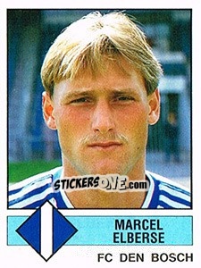 Sticker Marcel Elberse - Voetbal 1986-1987 - Panini
