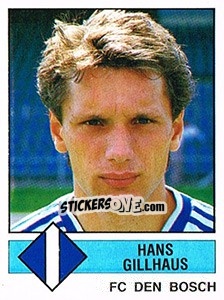 Cromo Hans Gillhaus - Voetbal 1986-1987 - Panini
