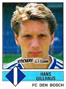 Sticker Hans Gillhaus - Voetbal 1986-1987 n. 53 - Panini