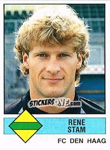 Sticker Rene Stam - Voetbal 1986-1987 - Panini