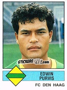 Figurina Edwin Purvis - Voetbal 1986-1987 - Panini