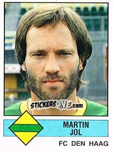 Sticker Martin Jol - Voetbal 1986-1987 - Panini
