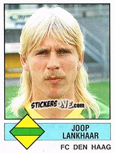 Sticker Joop Lankhaar - Voetbal 1986-1987 n. 63 - Panini