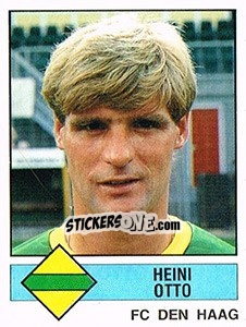 Sticker Heini Otto - Voetbal 1986-1987 n. 67 - Panini