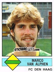 Sticker Marco van Alphen - Voetbal 1986-1987 n. 69 - Panini