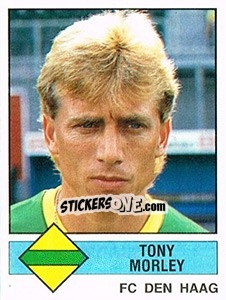 Sticker Ton Morley - Voetbal 1986-1987 - Panini