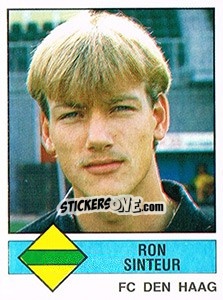 Sticker Ron Sinteur - Voetbal 1986-1987 - Panini