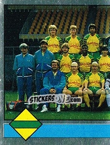Figurina Team - Voetbal 1986-1987 n. 75 - Panini