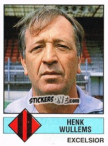 Cromo Henk Wullems - Voetbal 1986-1987 - Panini