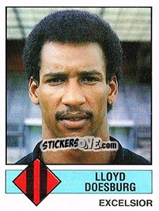 Sticker Lloyd Doesburg - Voetbal 1986-1987 - Panini