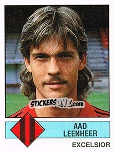 Sticker Aad Leenheer - Voetbal 1986-1987 - Panini