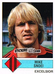 Figurina Mike Snoei - Voetbal 1986-1987 - Panini