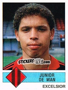 Sticker Junior de Man - Voetbal 1986-1987 n. 88 - Panini