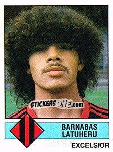 Sticker Barnabas Latuheru - Voetbal 1986-1987 n. 90 - Panini