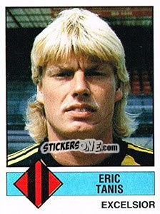 Sticker Eric Tanis - Voetbal 1986-1987 - Panini