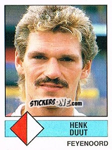 Sticker Henk Duut - Voetbal 1986-1987 n. 101 - Panini