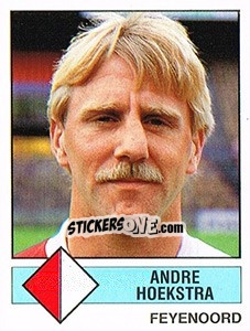 Sticker Andre Hoekstra - Voetbal 1986-1987 - Panini