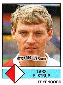 Sticker Lars Elstrup - Voetbal 1986-1987 - Panini