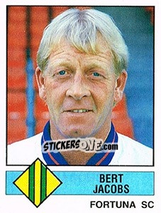 Sticker Bert Jacobs - Voetbal 1986-1987 - Panini