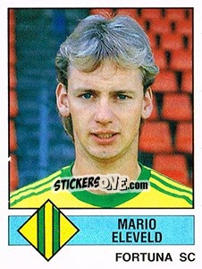 Sticker Mario Eleveld - Voetbal 1986-1987 n. 119 - Panini