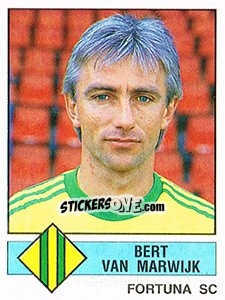 Figurina Bert van Marwijk - Voetbal 1986-1987 - Panini