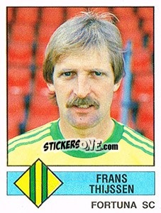 Figurina Frans Thijssen - Voetbal 1986-1987 - Panini