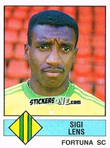 Sticker Sigi Lens - Voetbal 1986-1987 n. 128 - Panini