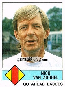 Cromo Nico van Zoghel - Voetbal 1986-1987 - Panini