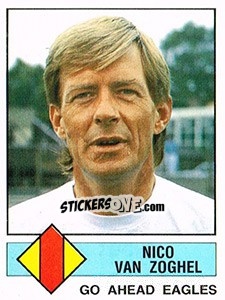 Figurina Nico van Zoghel - Voetbal 1986-1987 n. 135 - Panini
