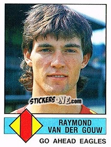 Sticker Raymond van der Gouw - Voetbal 1986-1987 - Panini