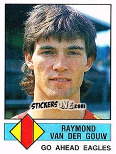 Sticker Raymond van der Gouw - Voetbal 1986-1987 n. 136 - Panini