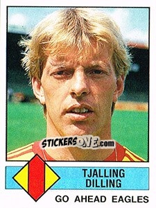 Figurina Tjalling Dilling - Voetbal 1986-1987 - Panini