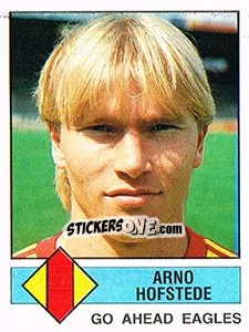 Figurina Arno Hofstede - Voetbal 1986-1987 - Panini