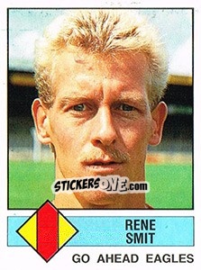 Figurina Rene Smit - Voetbal 1986-1987 - Panini