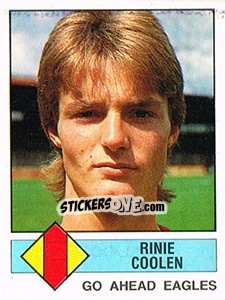 Sticker Rinie Coolen - Voetbal 1986-1987 - Panini