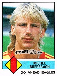 Figurina Michel Boerebach - Voetbal 1986-1987 - Panini