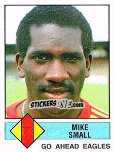 Sticker Mike Small - Voetbal 1986-1987 - Panini