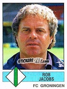 Sticker Rob Jacobs - Voetbal 1986-1987 - Panini