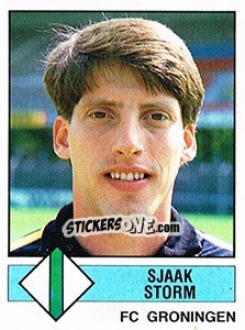 Figurina Sjaak Storm - Voetbal 1986-1987 - Panini